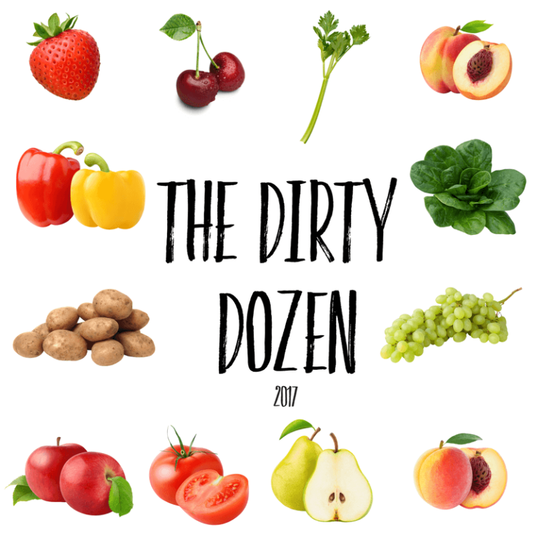 Dozen Fruits And Vegetables Chart